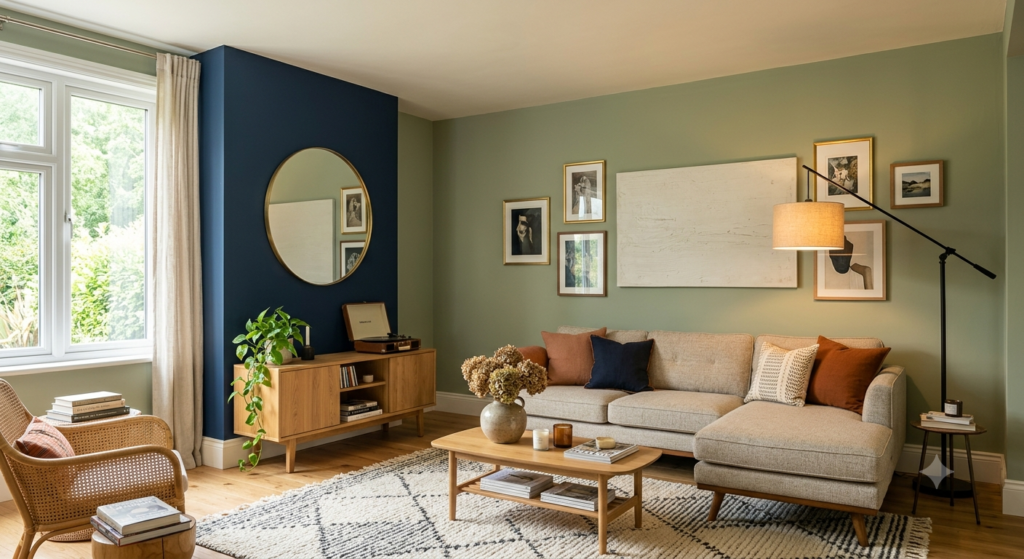 Living Room Wall Colour Combination