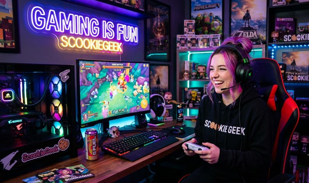 why gaming is fun scookiegeek