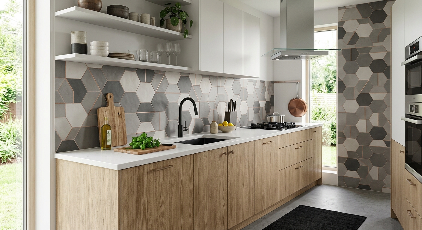Modern Kitchen Tiles Design